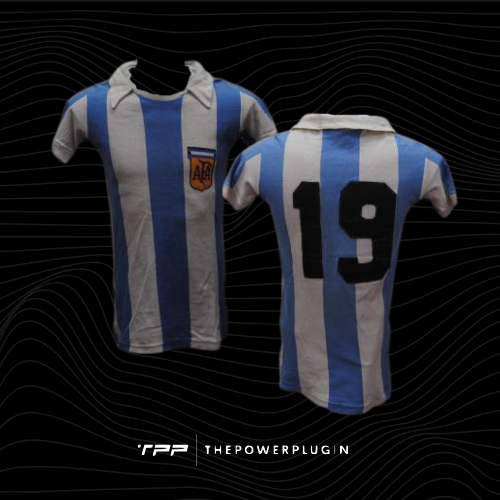 Diego Armando Maradona – #19 Argentina Debut Match Jersey (1977)