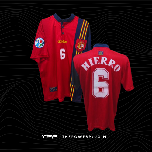 Fernando Hierro – #6 Spain Jersey (UEFA EURO 1996)