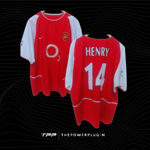 Thierry Henry – #14 Arsenal Jersey (UEFA Champions League 2002/03)