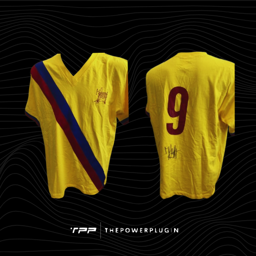 Johan Cruyff – #9 Barcelona Away Jersey (La Liga 1977/78) – Signed