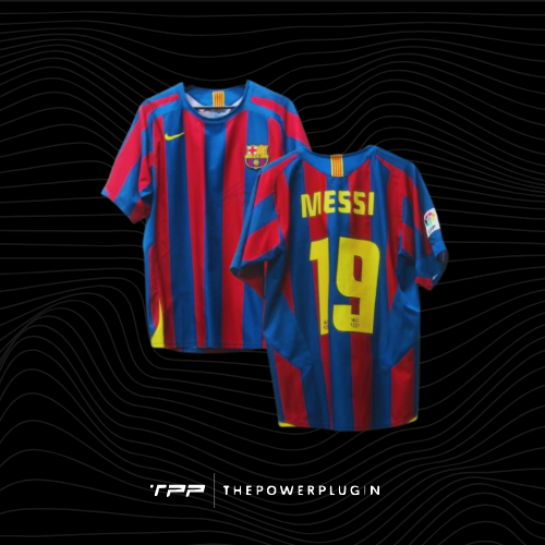 Lionel Messi – #19 Barcelona Jersey (LaLiga 2005/06)