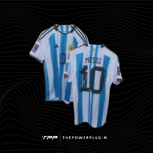 Lionel Messi – #10 Argentina Jersey (Friendly Match 2022) – Signed