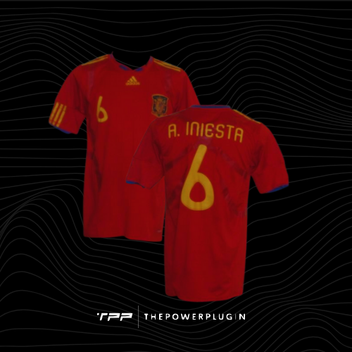 Andrés Iniesta – #6 Spain Jersey (FIFA World Cup 2010)