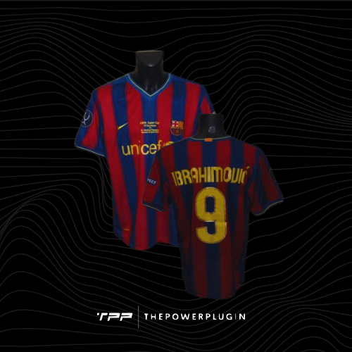 Zlatan Ibrahimović – #9 Barcelona Jersey (UEFA Super Cup 2009)