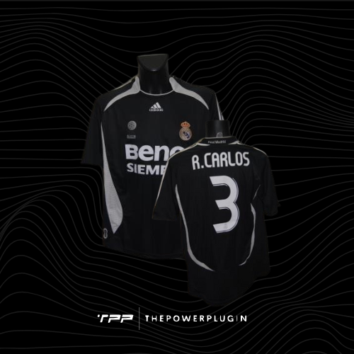 Roberto Carlos – #3 Real Madrid Away Jersey (La Liga 2006/07)