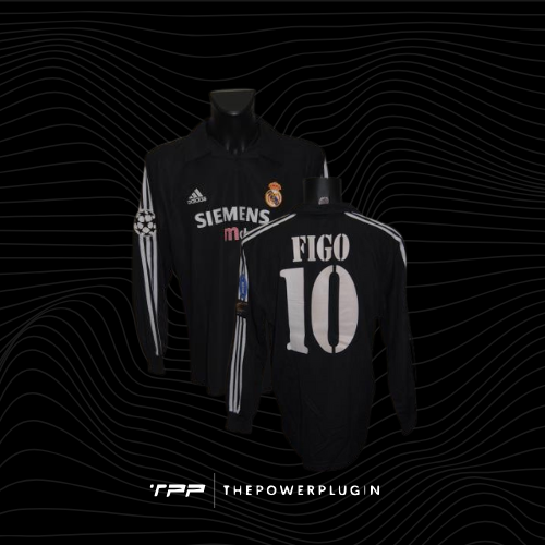 Luis Figo – #7 Real Madrid Away Jersey (UEFA Champions League 2002/03)