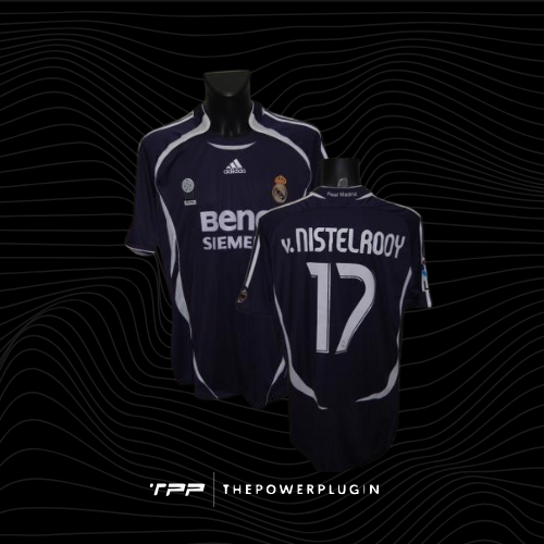 Ruud van Nistelrooy – #17 Real Madrid Away Jersey (La Liga 2006/07)