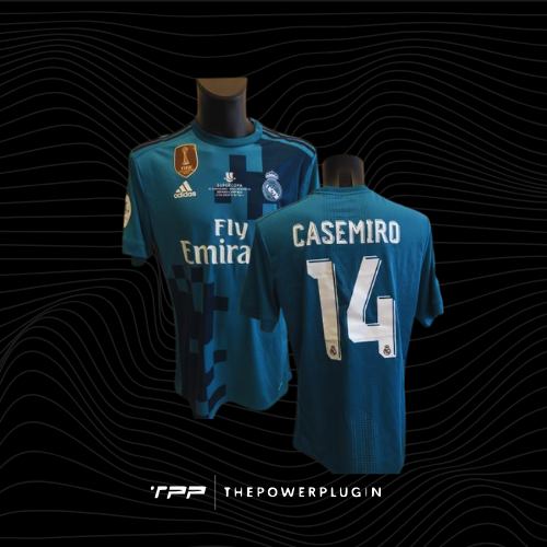 Casemiro – #14 Real Madrid Third Jersey (Supercopa de España 2017)