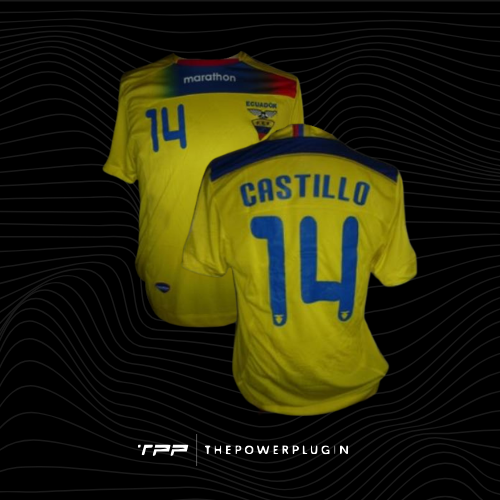 Segundo Castillo – #14 Ecuador Jersey (FIFA World Cup 2014 Qualifying)
