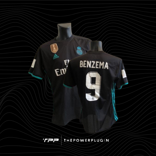Karim Benzema – #9 Real Madrid Away Jersey (FIFA Club World Cup 2017)