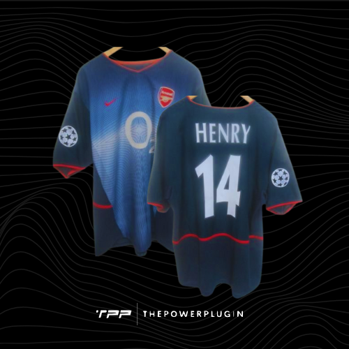 Thierry Henry – #14 Arsenal Away Jersey (UEFA Champions League 2002/03)