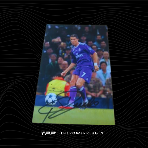 Cristiano Ronaldo at Real Madrid (UEFA Champions League) – Signed Photo
