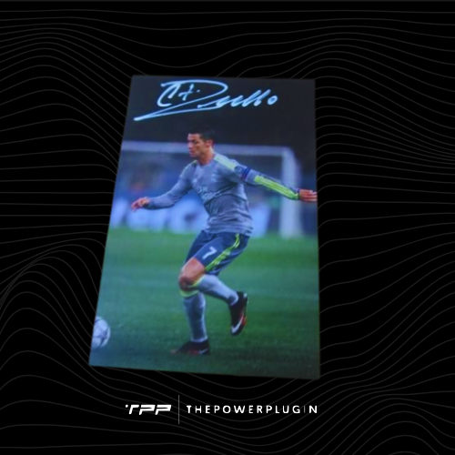 Cristiano Ronaldo at Real Madrid (UEFA Champions League) – Signed Photo
