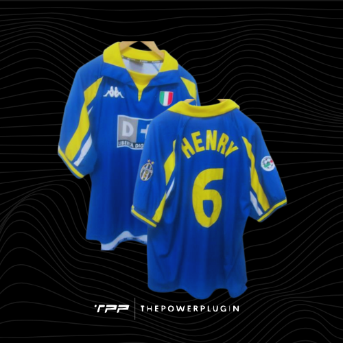 Thierry Henry – #6 Juventus Third Jersey (Serie A 1998/99)